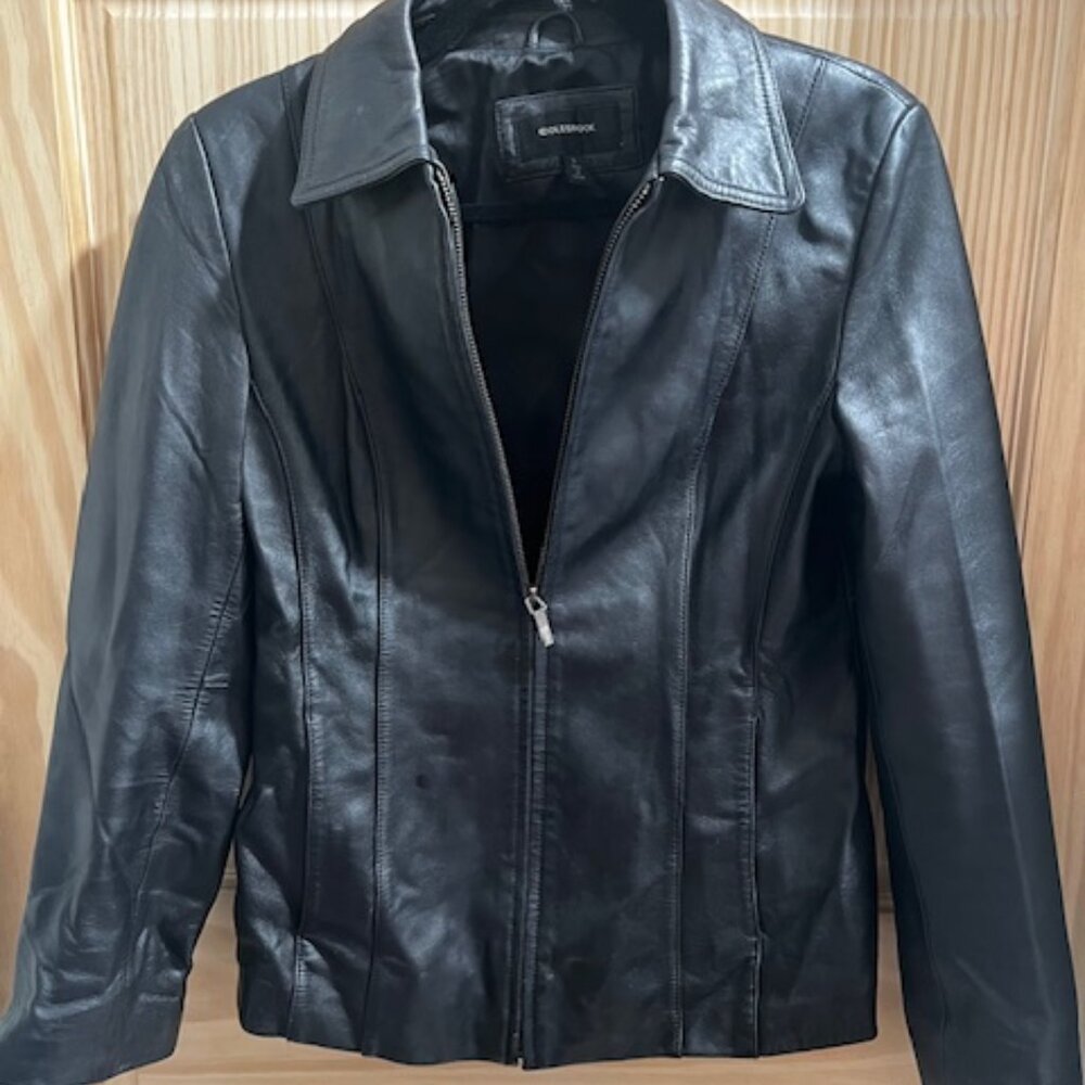Women's Colebrook 100% leather‎ jacket size Small soft and comfy